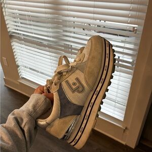 Liu Jo European Rare Beige and Blue Sneakers